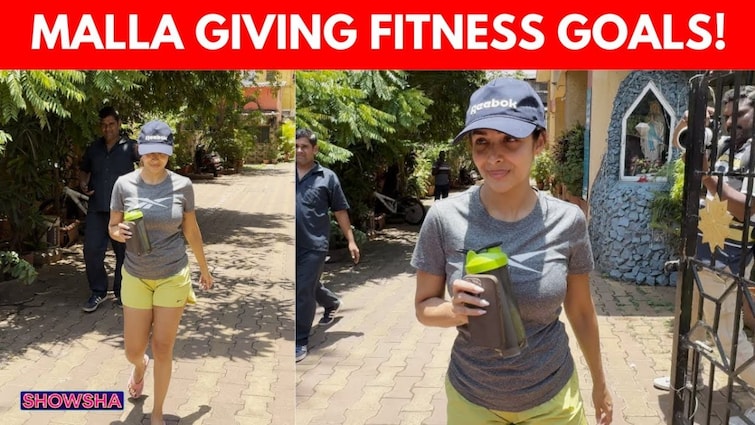 Malaika Arora Spotted Giving Fitness Goals As She Makes Her Way Out of The Gym I WATCH