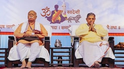 Mohan Bhagwat and Dattatreya Hosabale
